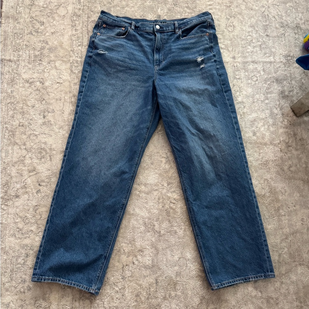 American Eagle Outfitters Straight Leg Blue Jeans